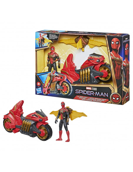 Spider Man Figurina Spiderman 15 Cm Si Vehicul,F1110
