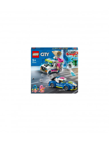 Lego City Politia In Urmarirea Furgonetei Cu Inghetata