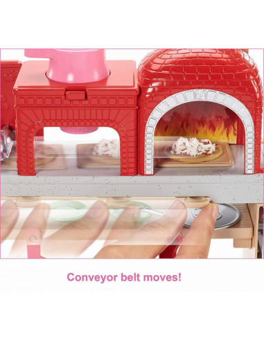 Set Pizzerie Barbie Cu Papusa,MTFHR09