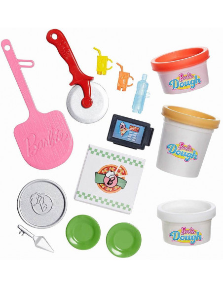 Set Pizzerie Barbie Cu Papusa,MTFHR09