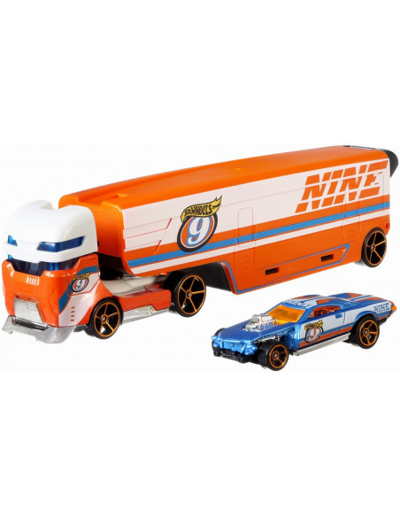 Set Camion Si Masina Sport Hot Wheels Speedway