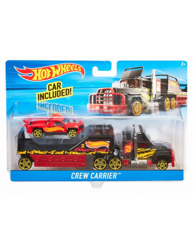 Hot Wheels Set Camion Si Masina Sport Crew Carrier,MTBDW51_DXB42