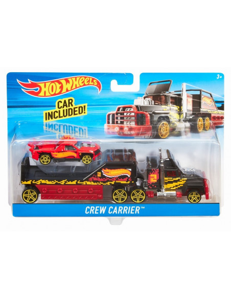 Hot Wheels Set Camion Si Masina Sport Crew Carrier,MTBDW51_DXB42