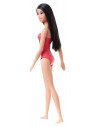 Papusa Barbie Bruneta Cu Costum De Baie Cu Modele