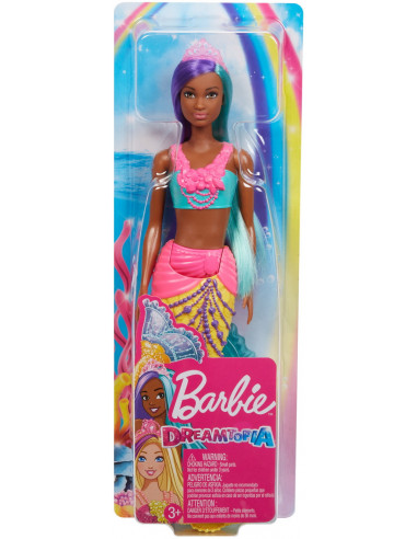 Barbie Papusa Sirena Colier Si Coronita Roz,MTGJK07_GJK10