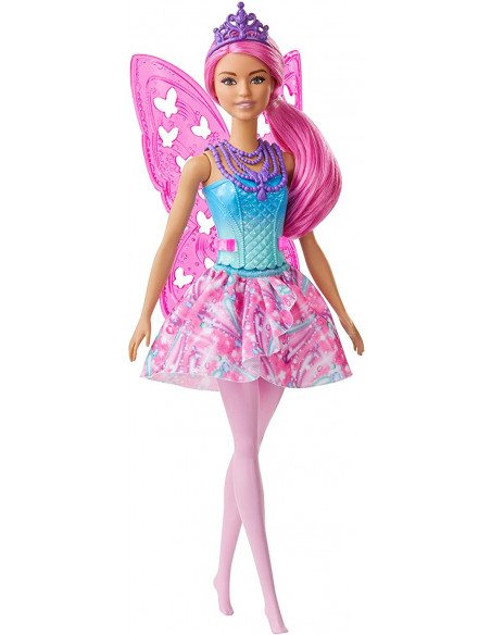 Barbie Papusa Printesa Dreamtopia Zane Cu Par Roz Si