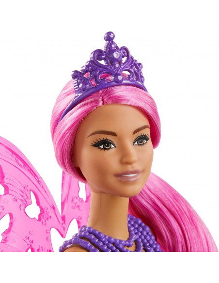 Barbie Papusa Printesa Dreamtopia Zane Cu Par Roz Si
