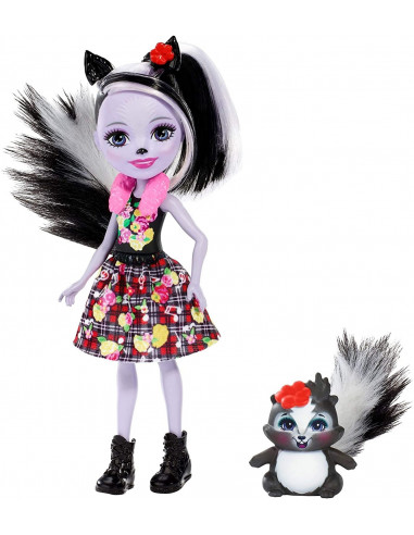 Enchantimals Papusi Cu Animalute Sage Skunk &