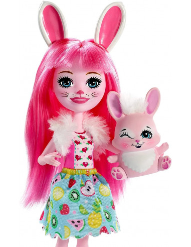 Enchantimals Papusi Cu Animalute Bree Bunny &