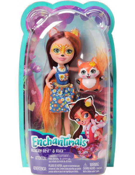 Enchantimals Papusi Cu Animalute Felicity Fox &