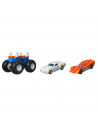 Hot Wheels Monster Truck Cu Masinute Alb Si