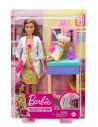 Barbie Cariere Set Cu Papusa Doctor Pediatru