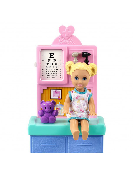 Barbie Cariere Set Cu Papusa Doctor Pediatru