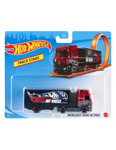 Hot Wheels Camion Mercedes-benz Actros Rosu,MTBFM60_GRV14