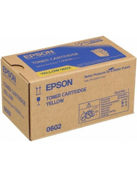 Cartus Toner Original Epson C13S050602 Yellow, 7500