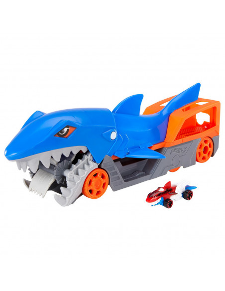 Hot Wheels Transportator Rechin Cu Masinuta Inclusa,MTGVG36