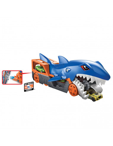 Hot Wheels Transportator Rechin Cu Masinuta Inclusa,MTGVG36