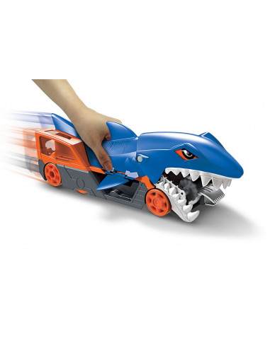 Hot Wheels Transportator Rechin Cu Masinuta Inclusa,MTGVG36