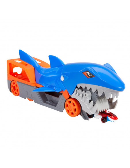 Hot Wheels Transportator Rechin Cu Masinuta Inclusa,MTGVG36