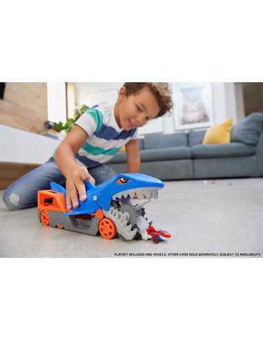 Hot Wheels Transportator Rechin Cu Masinuta Inclusa,MTGVG36