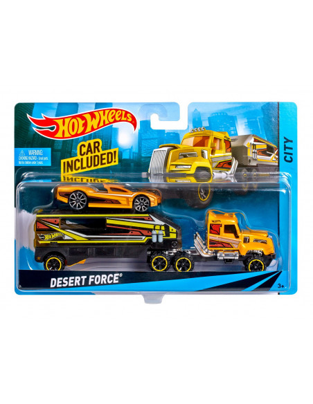 Set Camion Si Masina Sport Hot Wheels Desert Force,MTBDW51_CGC23