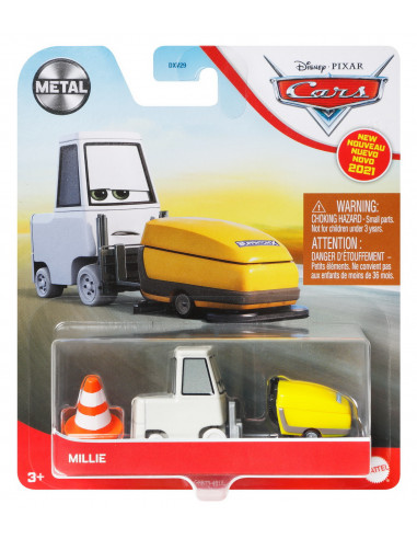 Masinuta Metalica Cars3 Personajul Millie,MTDXV29_GRR73