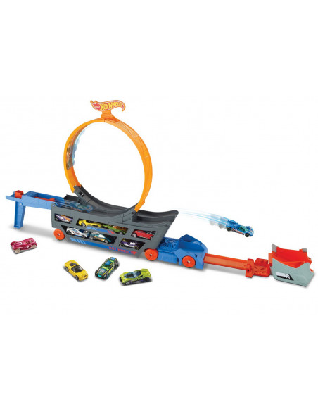 Hot Wheels Camion Cu Pista De Lansare Stunt N Go,MTGCK38
