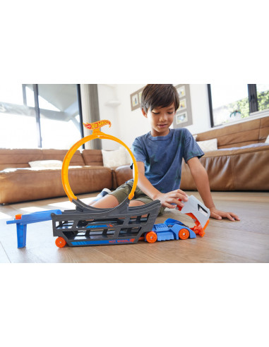 Hot Wheels Camion Cu Pista De Lansare Stunt N Go,MTGCK38