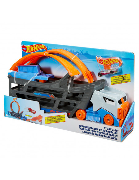 Hot Wheels Camion Cu Pista De Lansare Stunt N Go,MTGCK38
