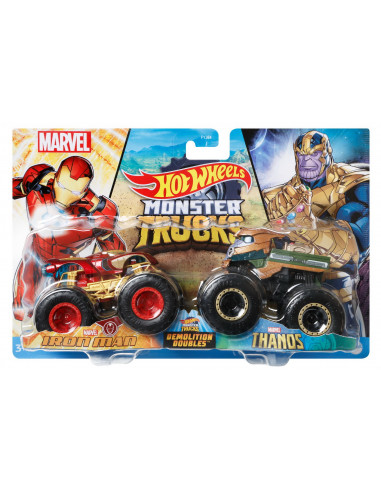 Monster Truck Set 2 Masini Scara 1 La 64 Iron Man Si