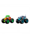 Monster Truck Set 2 Masini Scara 1 La 64 Motosaurus Si Mega