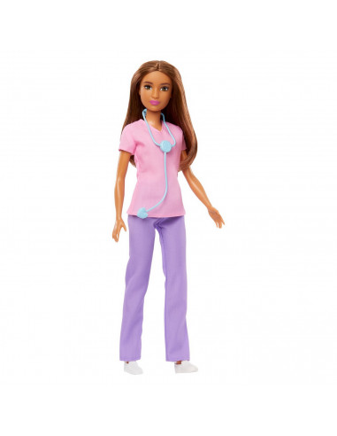 Papusa Barbie Asistenta Medicala Satena,MTFWK89_HBW99
