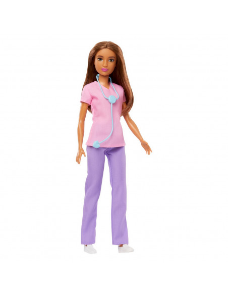 Papusa Barbie Asistenta Medicala Satena,MTFWK89_HBW99