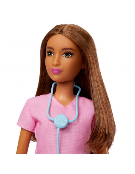 Papusa Barbie Asistenta Medicala Satena,MTFWK89_HBW99