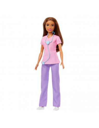 Papusa Barbie Asistenta Medicala Satena,MTFWK89_HBW99