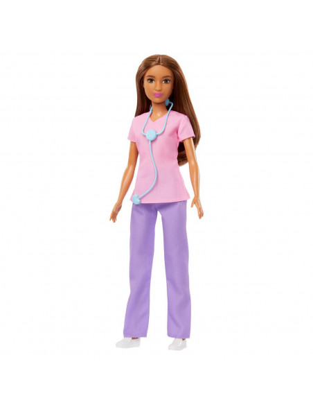 Papusa Barbie Asistenta Medicala Satena,MTFWK89_HBW99