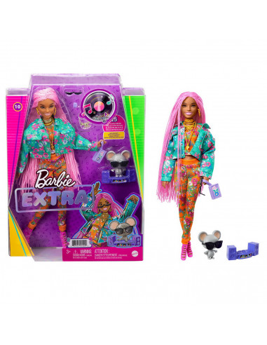Papusa Barbie Extra Style Codite Impletite,MTGXF09 Papusa Barbie Extra Style Codite Impletite,MTGXF09