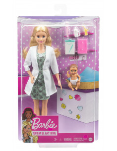 Papusa Barbie Doctor Pediatru,MTGVK03