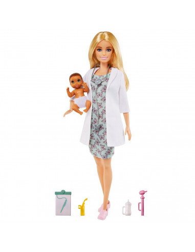 Papusa Barbie Doctor Pediatru,MTGVK03
