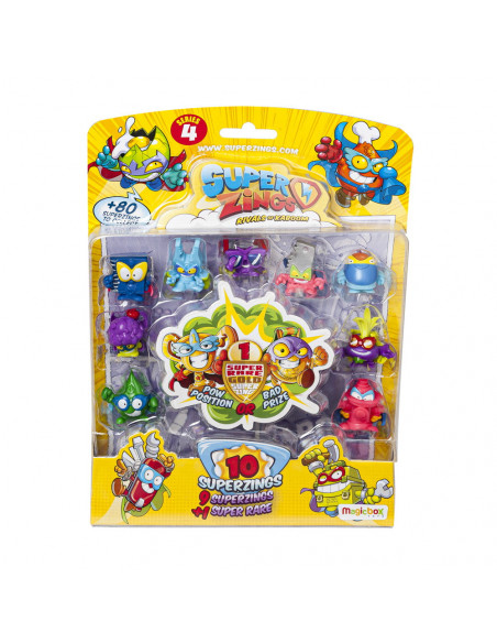 Superzings 4 Set De 10 Figurine,SZ4005