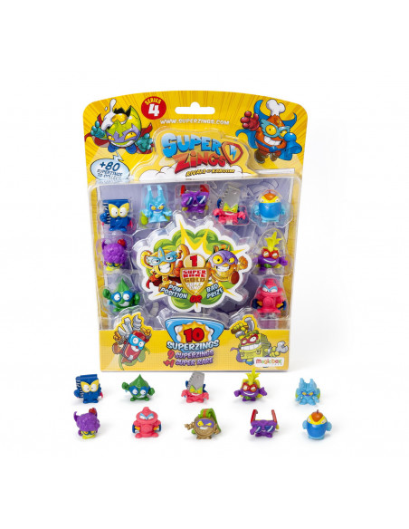 Superzings 4 Set De 10 Figurine,SZ4005