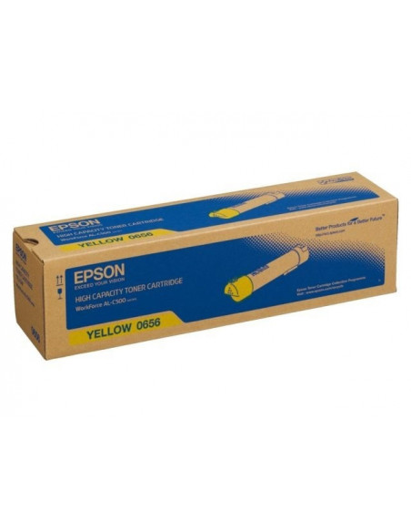 Cartus Toner Original Epson C13S050656 Yellow, 13700
