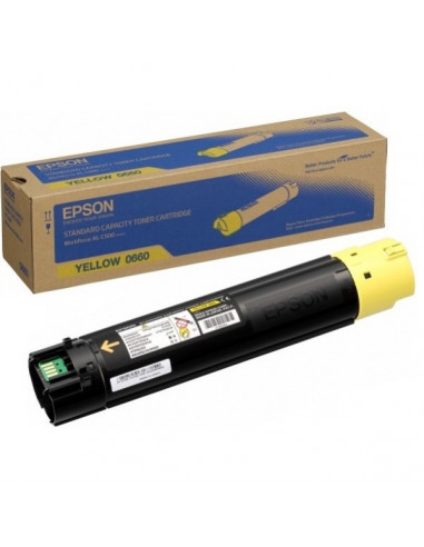 Cartus Toner Original Epson C13S050660 Yellow, 7500