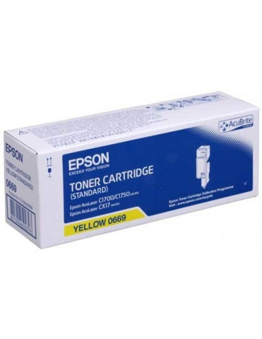 Cartus Toner Original Epson C13S050669 Yellow, 7000