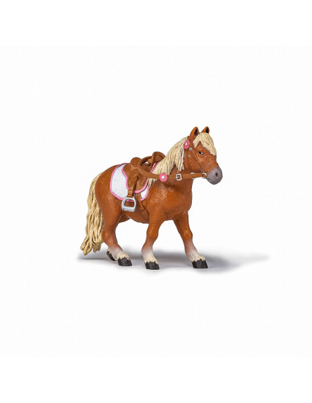 Papo Figurina Ponei Shetland Cu Sa,Papo51559