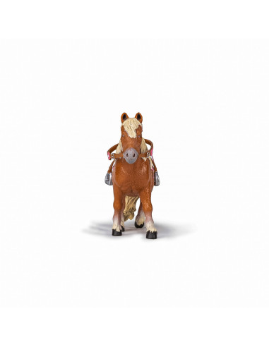 Papo Figurina Ponei Shetland Cu Sa,Papo51559