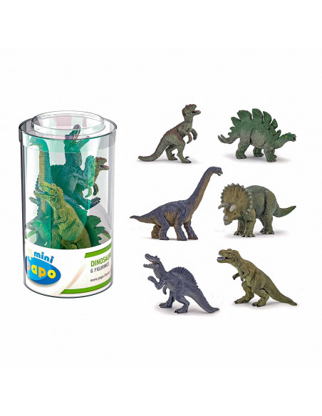 Papo Figurina Set 6 Minifigurine Dinozauri,Papo33018