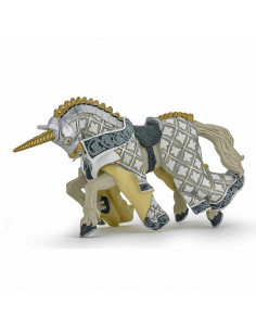 Papo Figurina Calul Cavalerului Unicorn,Papo39916