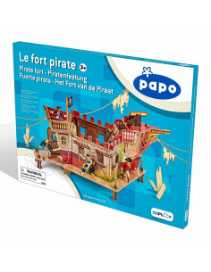 Papo Figurina Puzzle 3d Corabie Pirati,Papo60254