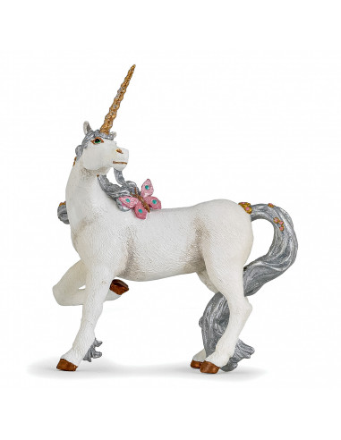 Papo Figurina Unicornul Argintiu,Papo39038